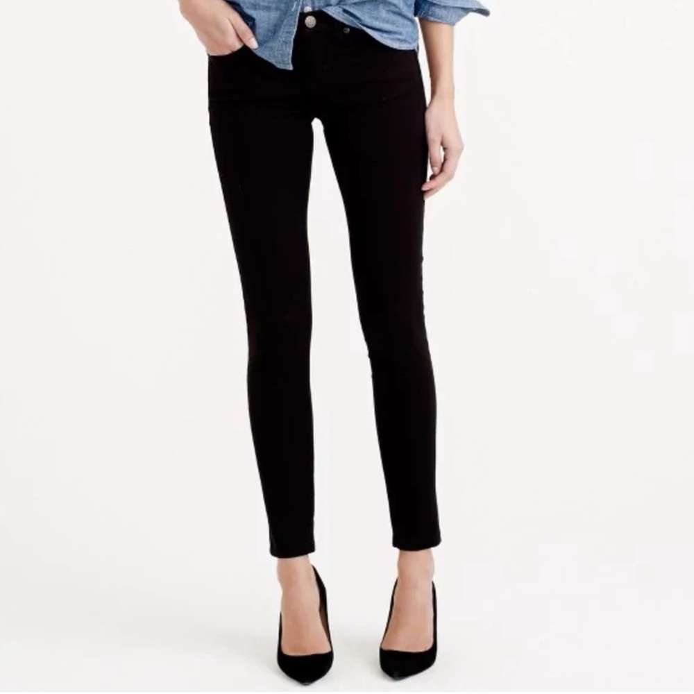 Never Worn J. Crew 8" Rise Toothpick Jean in Black Size 27